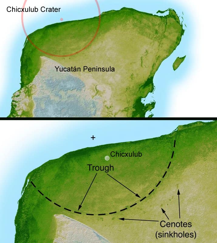 chicxulub craters. - The Catastrophic Chicxulub Impact That Wiped Out The Dinosaurs Created A 15-year Winter