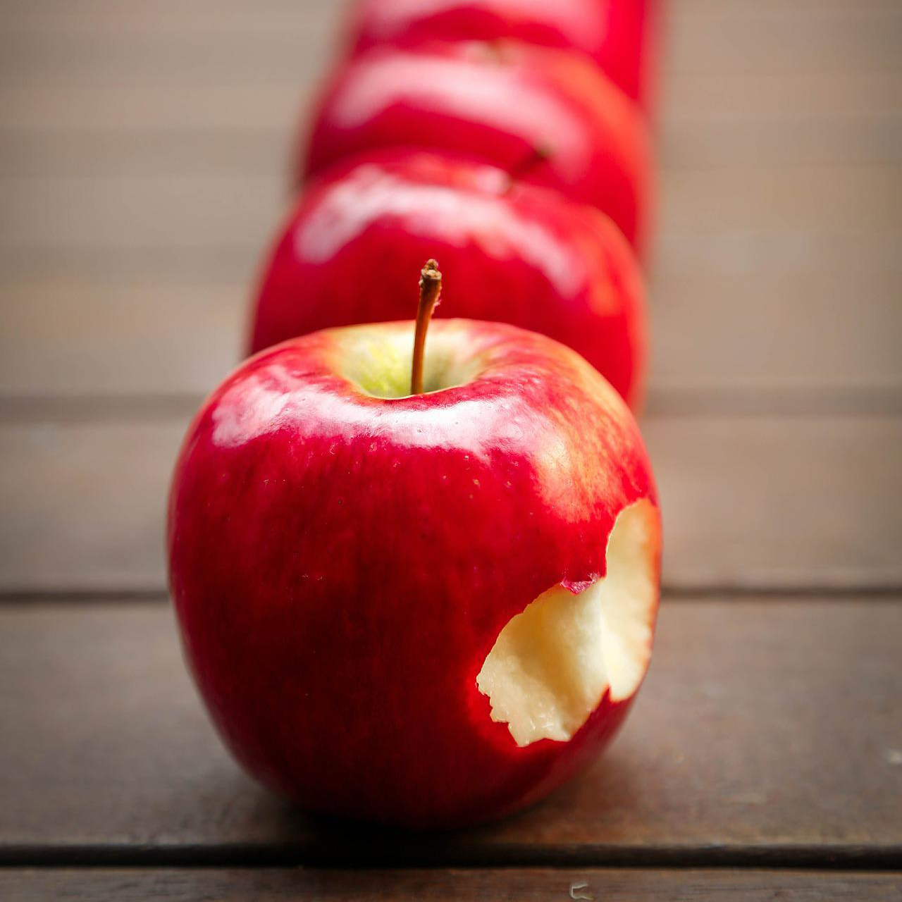 Red apples in a row - STEM Calendar For Educators: Month By Month STEM Projects