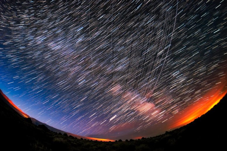 Starlink Satellites Pass Over Carson National Forest - Twinkle, Twinkle, Giant Satellite: The Dazzling Dilemma In Our Skies