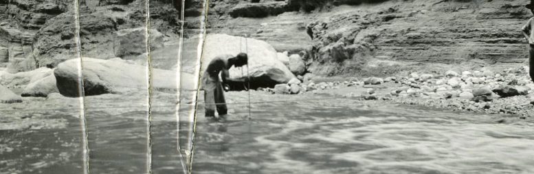 Eugene Clyde La Rue Collects Stream Measurements From Havasu Creek - The Forgotten Hydrologist: How An Overlooked Study Over A Century Ago Helped Fuel The Colorado River Crisis