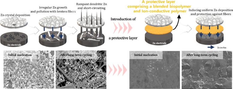 Introducing a Xanthan Gum Based Shield To Drive Uniform Zinc Deposition Graphic - Scientists Use Cosmetic Ingredient To Transform Battery Protection