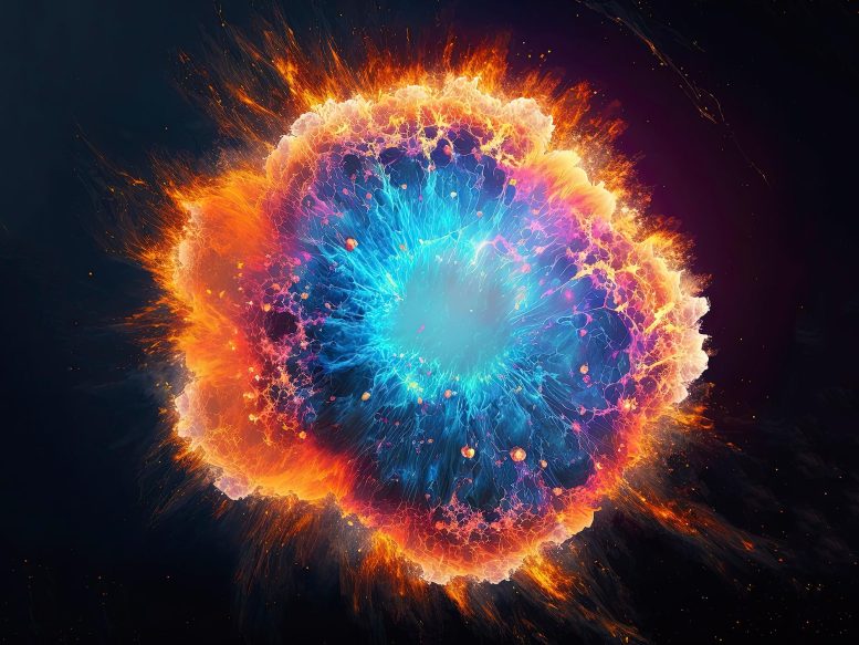 Supernova Artist - Astronomers Unprecedented Discovery – Stellar Corpse Shows Signs Of Life's Illustration