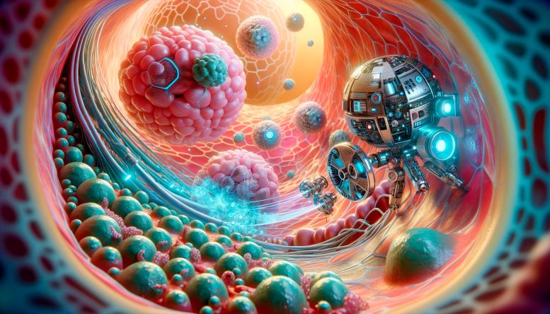 Tiny Robot Attacking Cancer Concept - Fantastic Voyage: Cancer Tumors Reduced By 90% Using Nanorobots