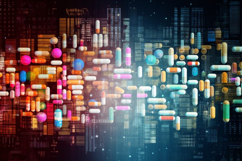 Drug Development AI Data Art Concept - GraphNovo: Revolutionizing Cancer Treatment With Machine Learning