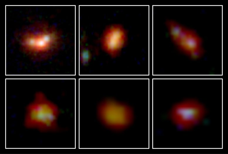 JWST Infrared Images of 6 Galaxies - New Findings From The James Webb Telescope Suggests That Life Could Have Existed Much Earlier Than Previously Thought