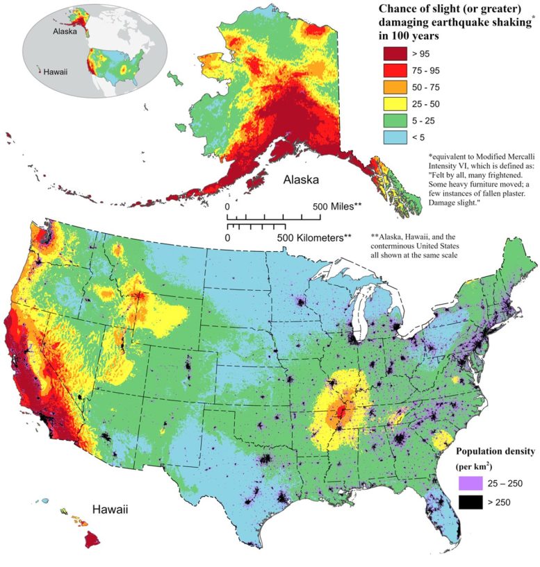 National Seismic Hazard Model (2023) - Seismic Shifts: USGS Unveils Groundbreaking Earthquake Hazard Map