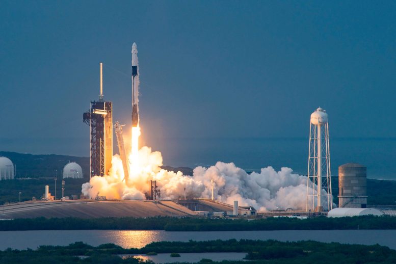 Ax-3 SpaceX Falcon 9 Rocket Launch - Private Astronaut Axiom Ax-3 Mission Launches To Space Station