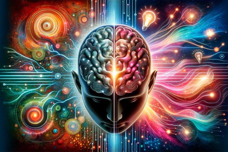 Neuroscience Brain AI Illustration Concept Art - Decoding Human Memory And Imagination With Generative AI