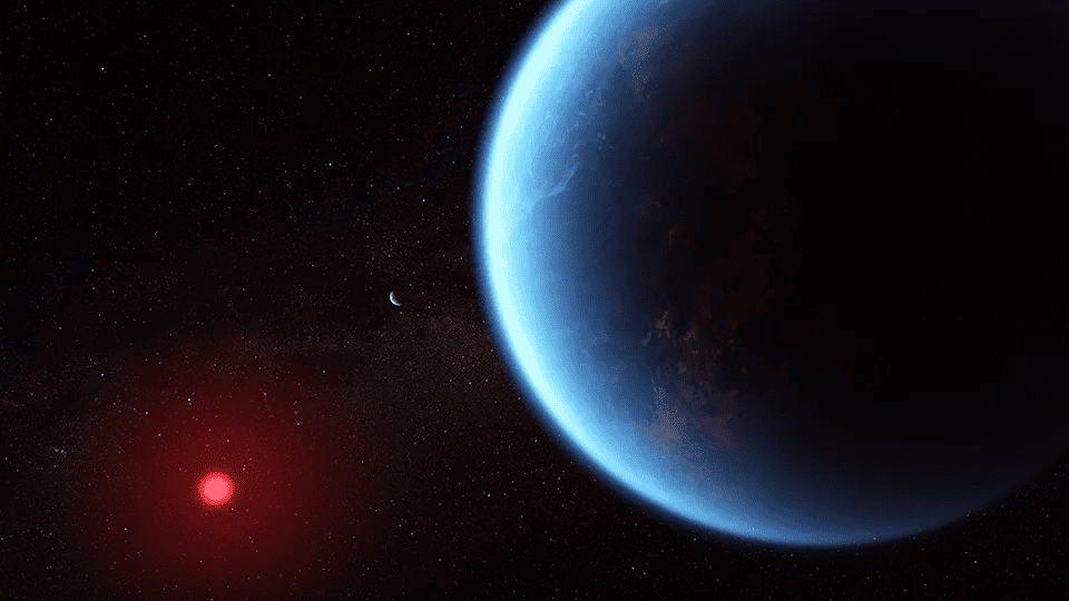 Ocean World Or Lava World? Either Way, This Planet Has No “strong Signs Of Life”'s concept of exoplanet K2-18 b