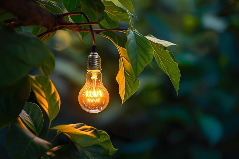 Lightbulb Plant - Scientists Develop Literal “Power Plants” That Harness Energy From Wind And Rain