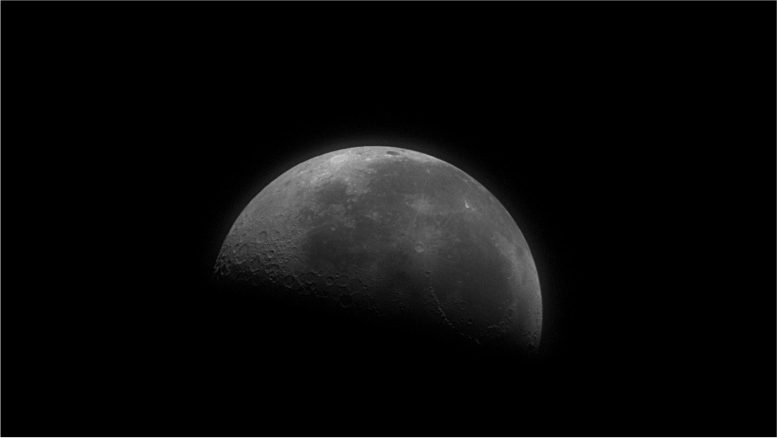 Metalens Image of the Moon - Revolutionizing Space Imaging: Harvard Creates First Large-Scale Glass Metalens