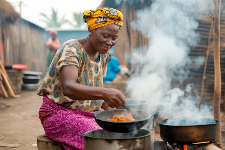 African Cooking on Cookstove Concept - Smoke Signals: Deciphering The Truth Behind Cookstove Carbon Claims