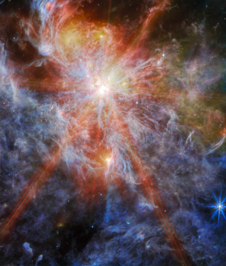 Large Magellanic Cloud H II Region Webb - Galactic Genesis: Webb Space Telescope Reveals Massive Star-Forming Complex