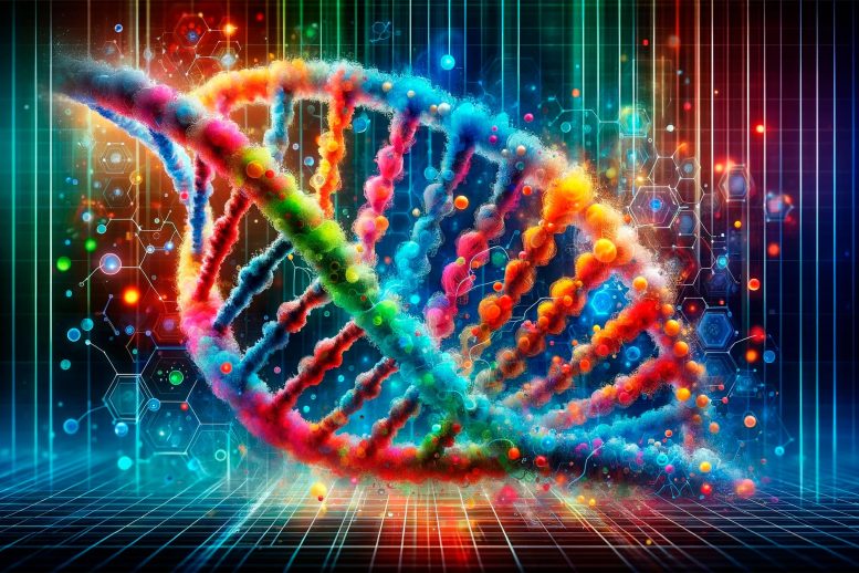 DNA Genetics Analysis Art Concept - Unlocking Bacterial Secrets: The Revolutionary Tool Decoding Gene Behavior