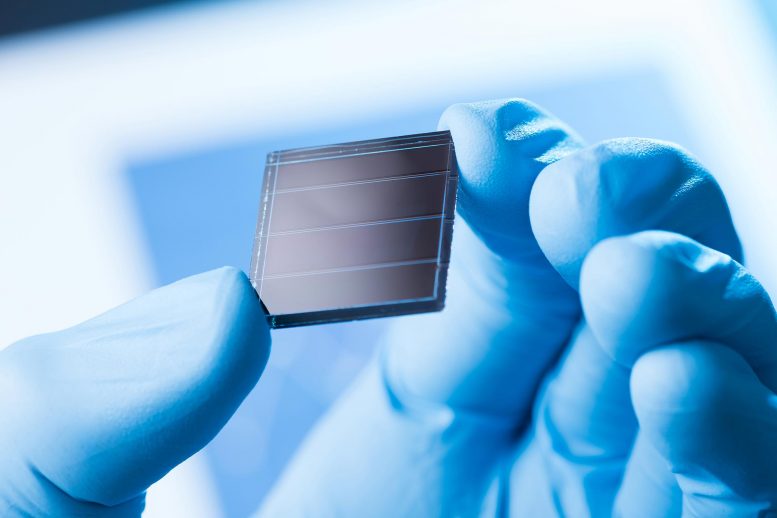 Solar Cell Research Concept - Solar Cell Breakthrough: Korean Researchers Set New Perovskite Efficiency Records