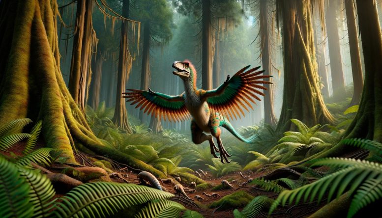 Small Feathered Dinosaur Art - Wings Of Fear: Unveiling The Prehistoric Scare Tactics Of Feathered Dinosaurs