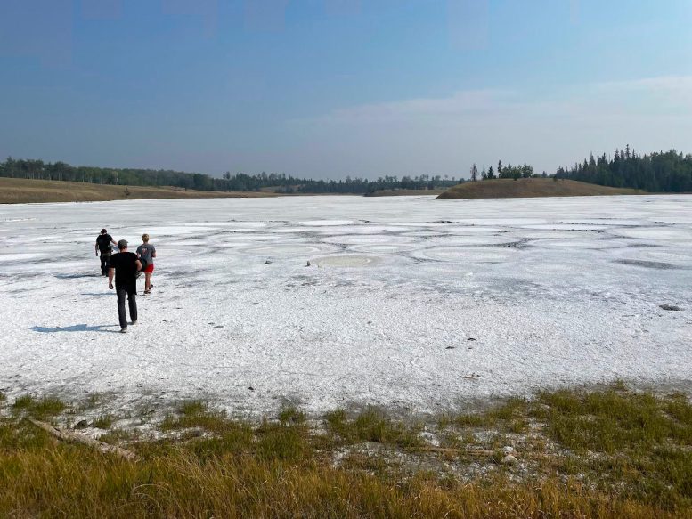 Last Chance Lake in Winter - Soda Lakes: The Missing Link In The Origin Of Life?