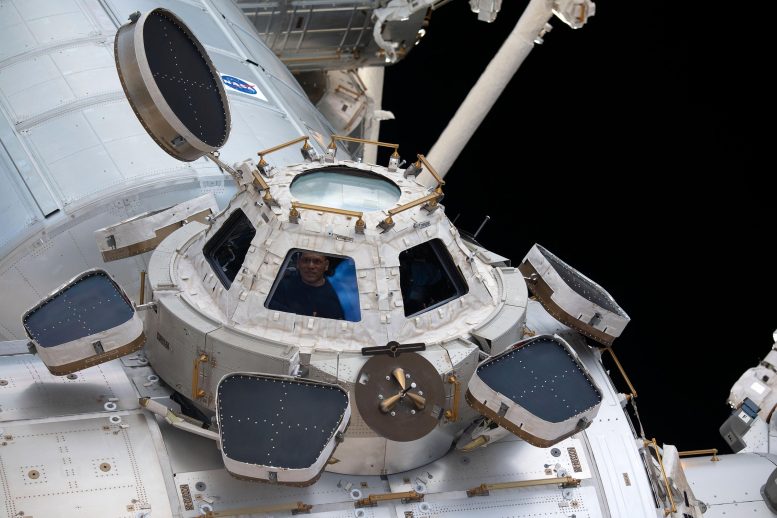 NASA Astronaut Frank Rubio ISS Cupola - Cygnus Orbits Toward Space Station As Crews Conduct Biomedical Science And Physics Research