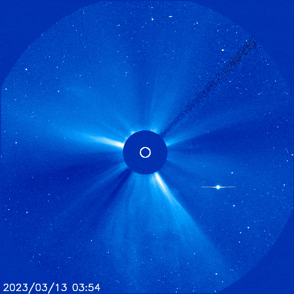 SOHO CME March 2023 - 2024 Total Solar Eclipse: Broader Path, Longer Totality, And Increased Solar Activity
