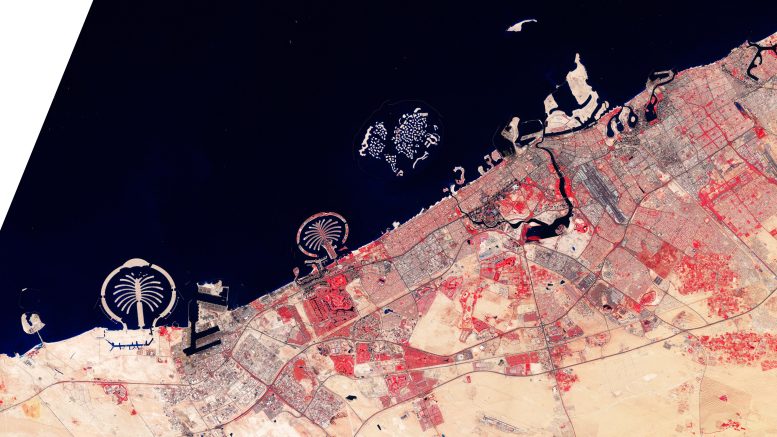 Earth From Space Dubai Zoom - Exploring The Engineering Marvels Of Dubai From Space