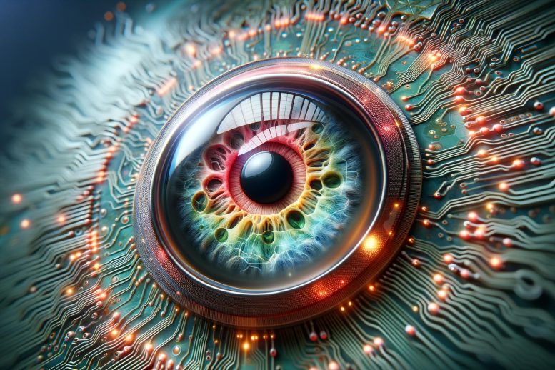 AI Imaging Technology Art Concept - Revolutionizing Vision Restoration Through Artificial Intelligence