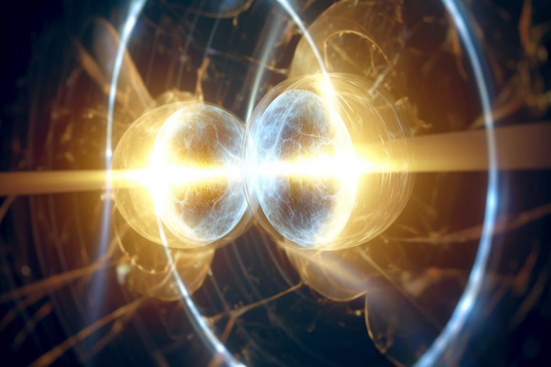 Fermion Pair Particle Physics Concept Art - Unlocking Quantum Superconductivity Mysteries With Ultracold Fermions