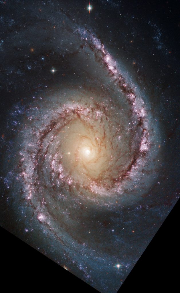Hubble Spiral Galaxy NGC 1566 - Webb Space Telescope Reveals “Mind-Blowing” Structure In 19 Nearby Spiral Galaxies