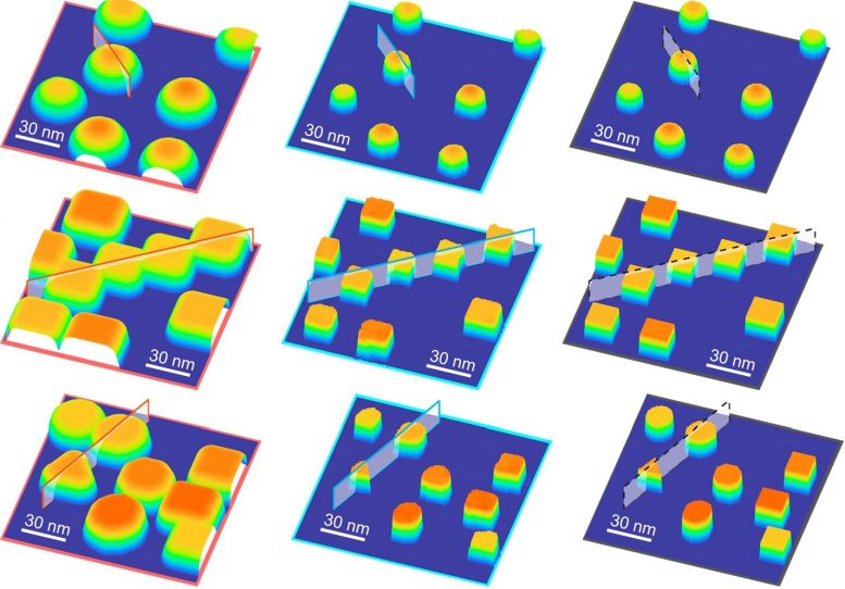 Reconstructed AFM Image Comparisons - New AI Breaks Fundamental Limitations Of Atomic Force Microscopy