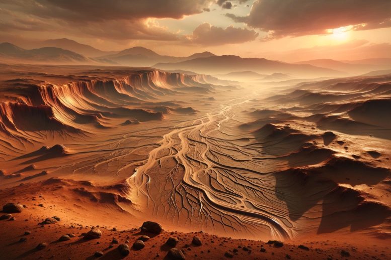 Mars Ancient Arid Landscape - Mars Water Mystery Deepens With Latest Groundwater Findings