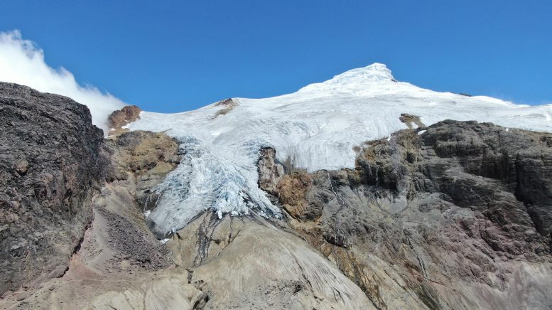 A Glacier in Ecuador - Glacier Shrinkage Is Causing A “Green Transition”