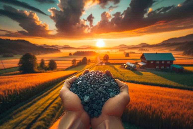 Crushed Rocks Farm Art Concept - “Planting” Volcanic Rocks In Farm Fields Could Be A Game Changer For Carbon Capture