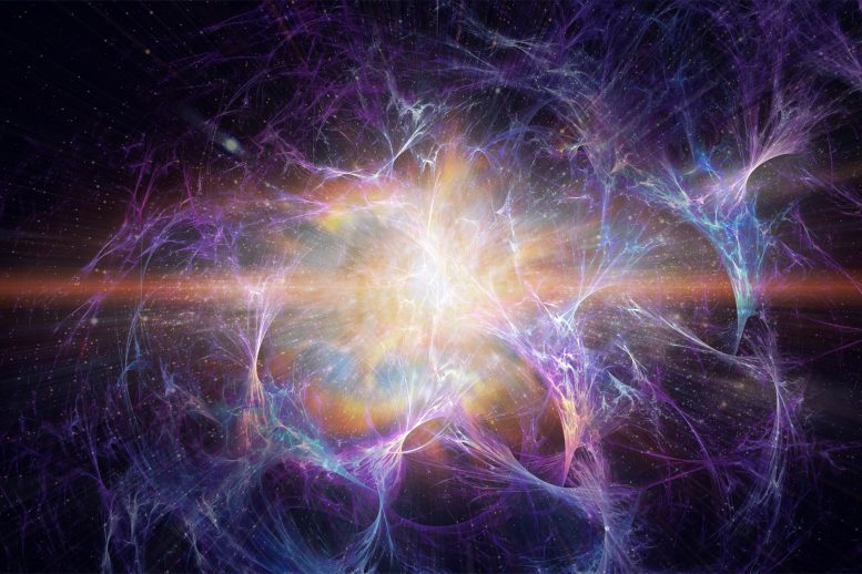 Abstract Dark Matter Mystery Astrophysics - Rethinking The Cosmos: Hunt For Luminous Galaxies Could Upend Dark Matter Theories