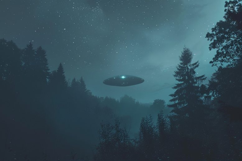 UFO Forest Alien - Scientists Have Identified The Best Region To Spot UFOs