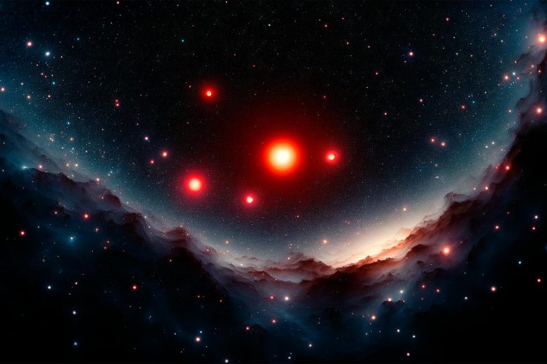 Black Holes Distant Universe Concept - Infant Giants: Webb Unveils The Growth Of Supermassive Black Holes
