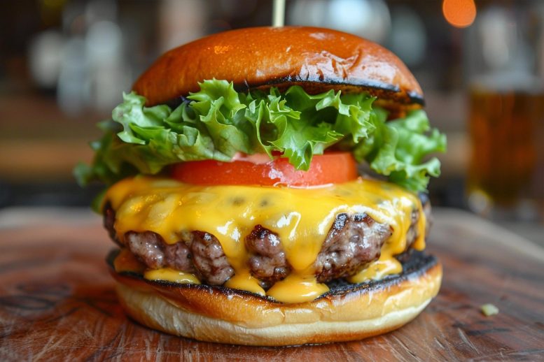 Delicious Food Cheeseburger Art - Feast Your Eyes: How AI Serves Up Yummier Food Imagery Than Reality