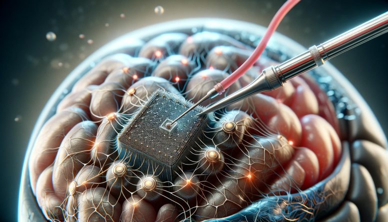 Implantable Neurotechnology Art Concept - Revolutionary Graphene Interfaces Set To Transform Neuroscience