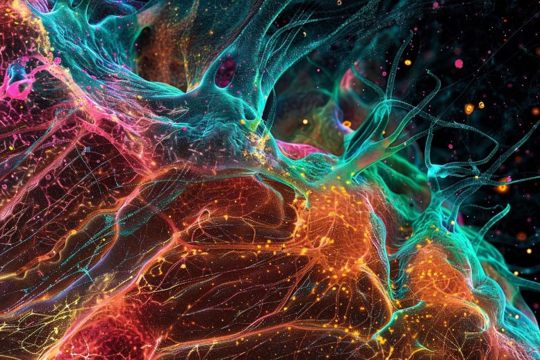 New Brain Cells Structure Concept Art - Innovative Imaging Reveals New Cells And Structures In Human Brain Tissue