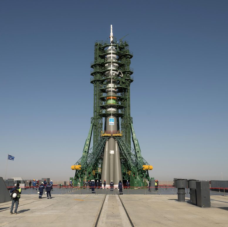 Expedition 71 Soyuz Rocket - International Space Station Residents Prepare For Crew And Cargo Launches