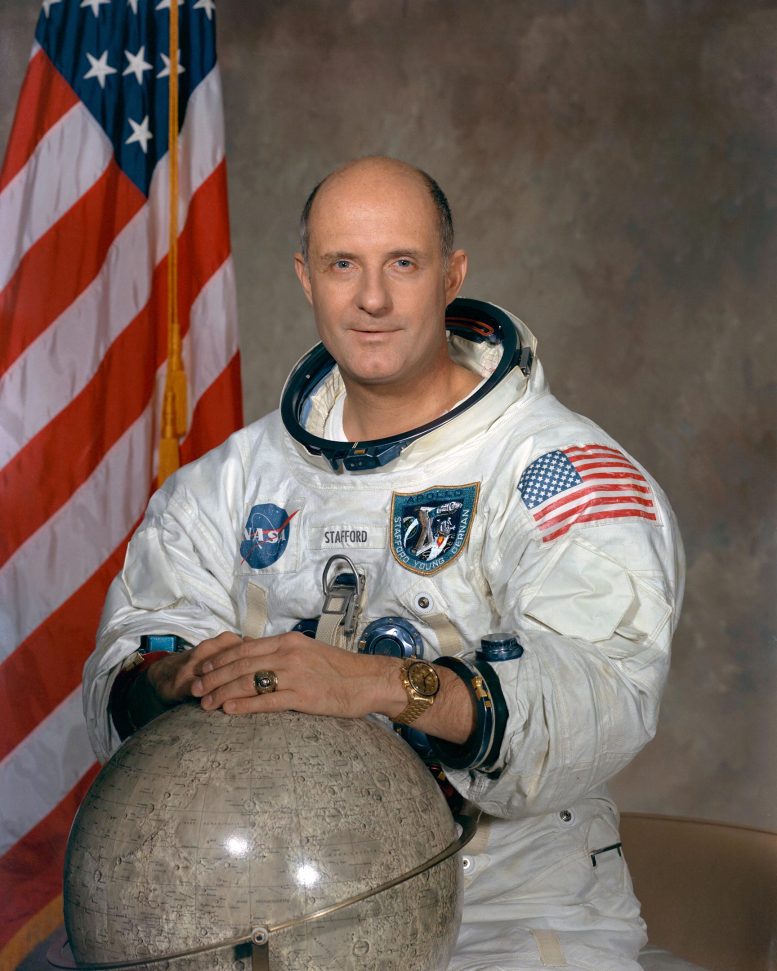 NASA Astronaut Thomas Stafford Portrait - Space Pioneer Thomas Stafford, Legendary Apollo 10 Commander, Dies At 93