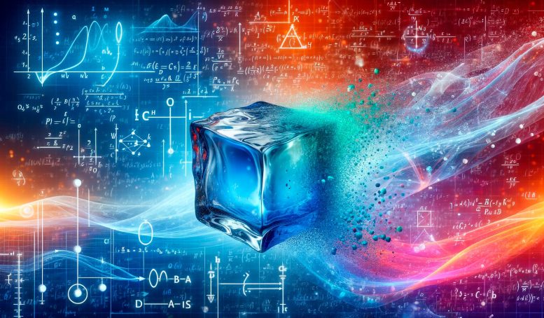 Ice Phase Physics Mathematics Art - The Melting Code Cracked: Over 100-Year-Old Physics Problem Solved