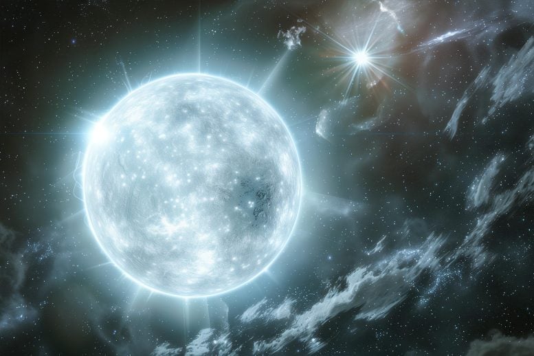 White Dwarf Star Art Concept Illustration - Challenging The Cosmos: White Dwarf Stars Defy Old Theories