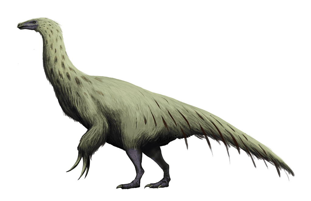 Artist - Therizinosaurus: “Scythe Lizard”'s recreation of Therizinosaurus