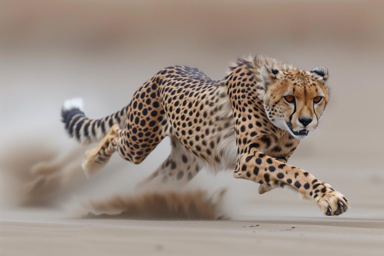 Cheetah Running Fast - The “Sweet Spot” Size Theory – Scientists Discover Secret To Cheetahs’ Unrivaled Speed