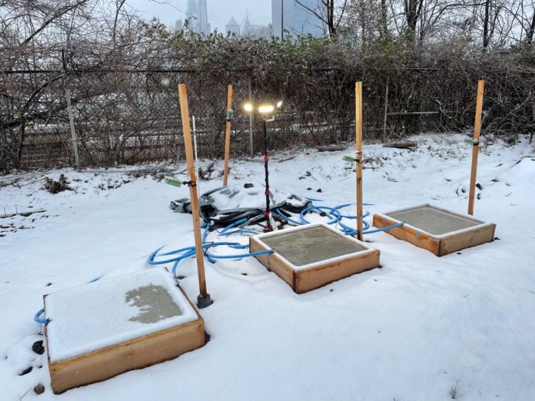 Self heating Concrete Melts Snow and Ice - Revolutionary Concrete From Drexel Melts Snow And Ice Naturally