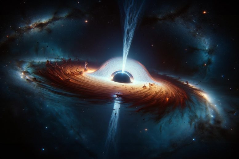 Black Hole Jets Art Concept - Cosmic Mysteries Unveiled: The Short, Brilliant Lives Of CSOs