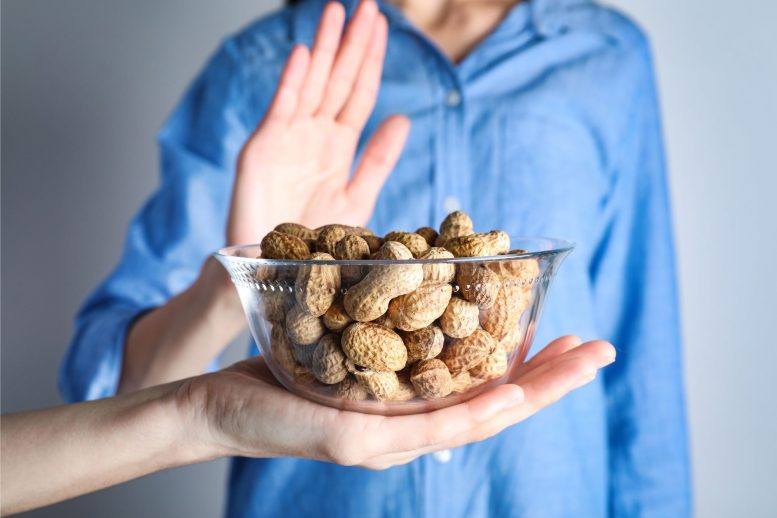 Woman Refusing Peanut Allergies - Scientists Have Uncovered A Safe Path To Overcoming Food Allergies