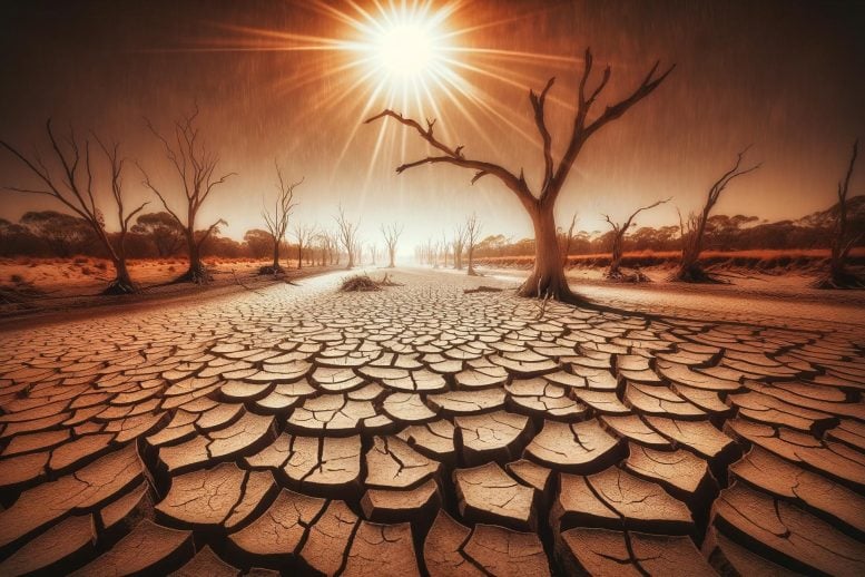 Megadrought Concept Illustration - Scorched Earth: Australia On Track For Unprecedented, 20-Year-Long Megadroughts