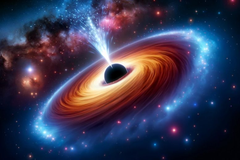 Black Hole Hiccups Art - Black Hole “Hiccups” – Astronomers Stunned By Periodic Outbursts In Far-Off Galaxy