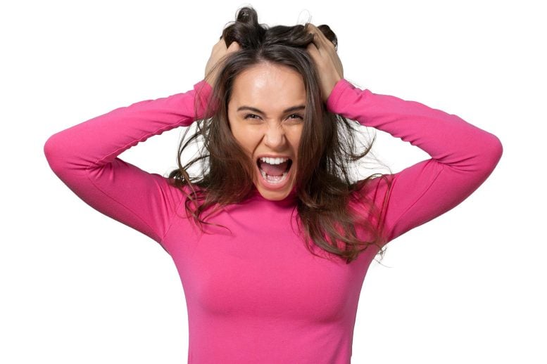 Angry Frustrated Young Woman - Effective Anger Management: Chilling Out Vs. Blowing Off Steam