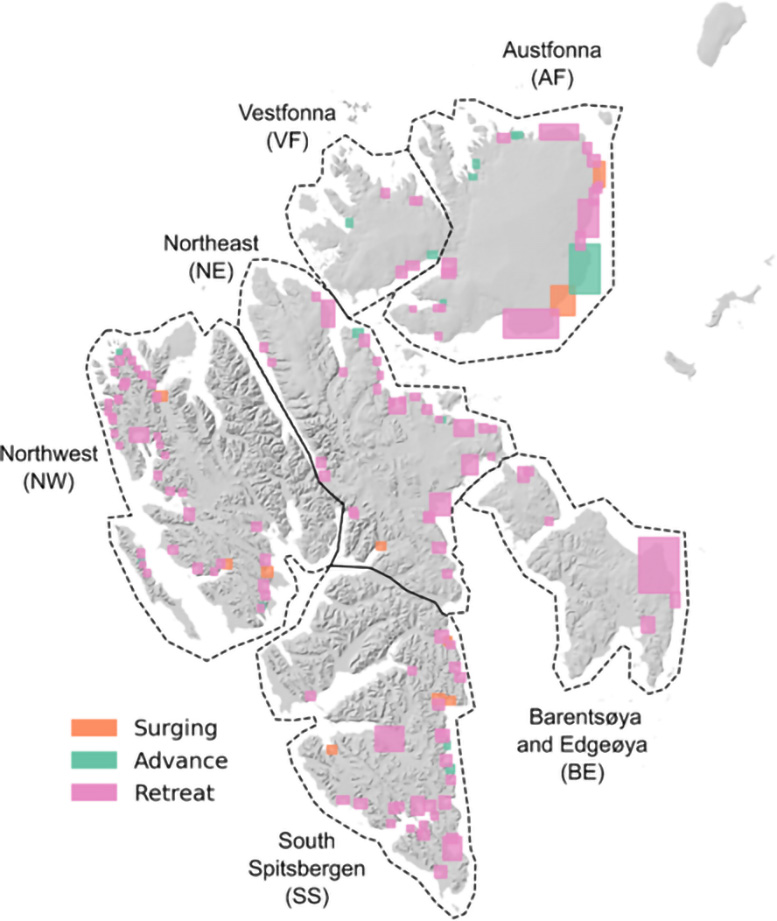 Svalbard’s Marine Terminating Glaciers Graphic - Groundbreaking New Data Unveils Secrets Of Artic Glacier Loss